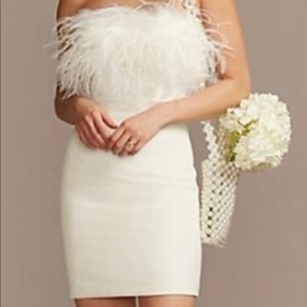 DB studio feather dress
